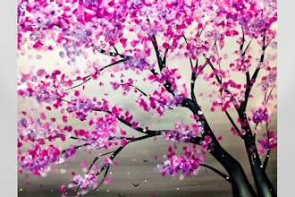 Paint Nite: Sky Full of Blossoms